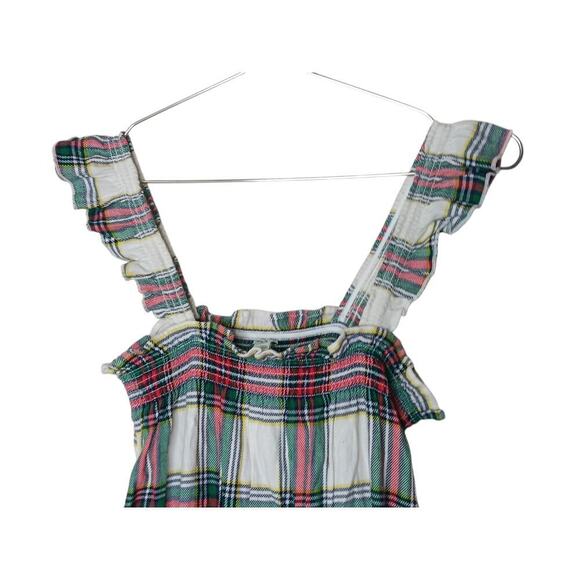 Aerie Plaid Flannel Romper Size Small New with Tags Sleeveless Pockets - Picture 7 of 13